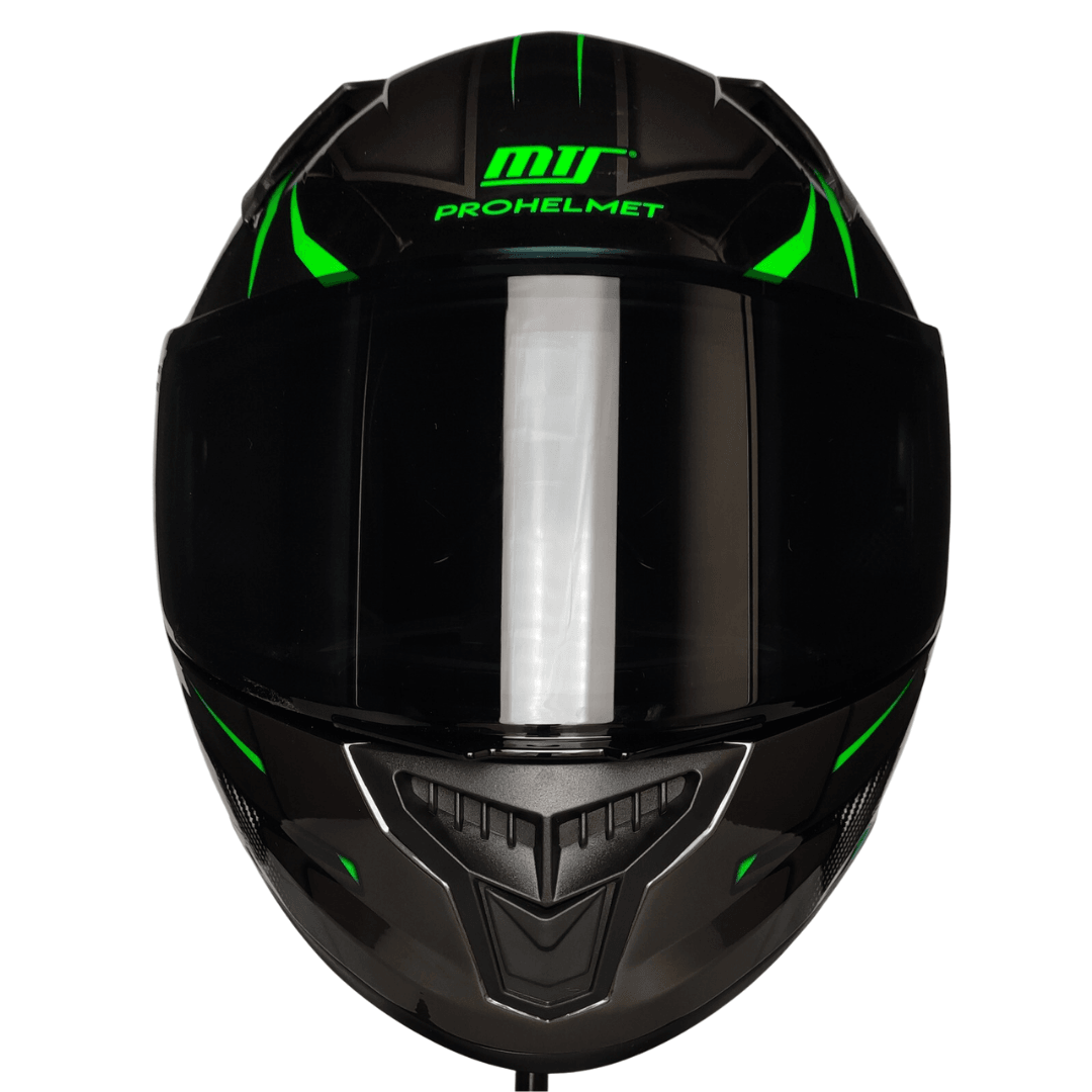 Mts Snake 801 Full Face Kask Face Lead Green