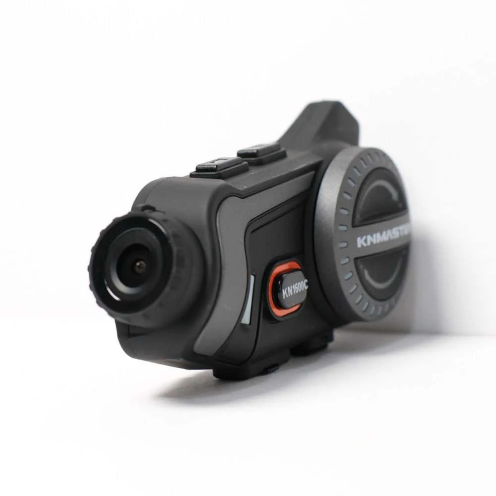 KNMASTER KN1600C PRO KAMERALI MOTOSİKLET KASK BLUETOOTH İNTERCOM KULAKLIK SETİ SİYAH