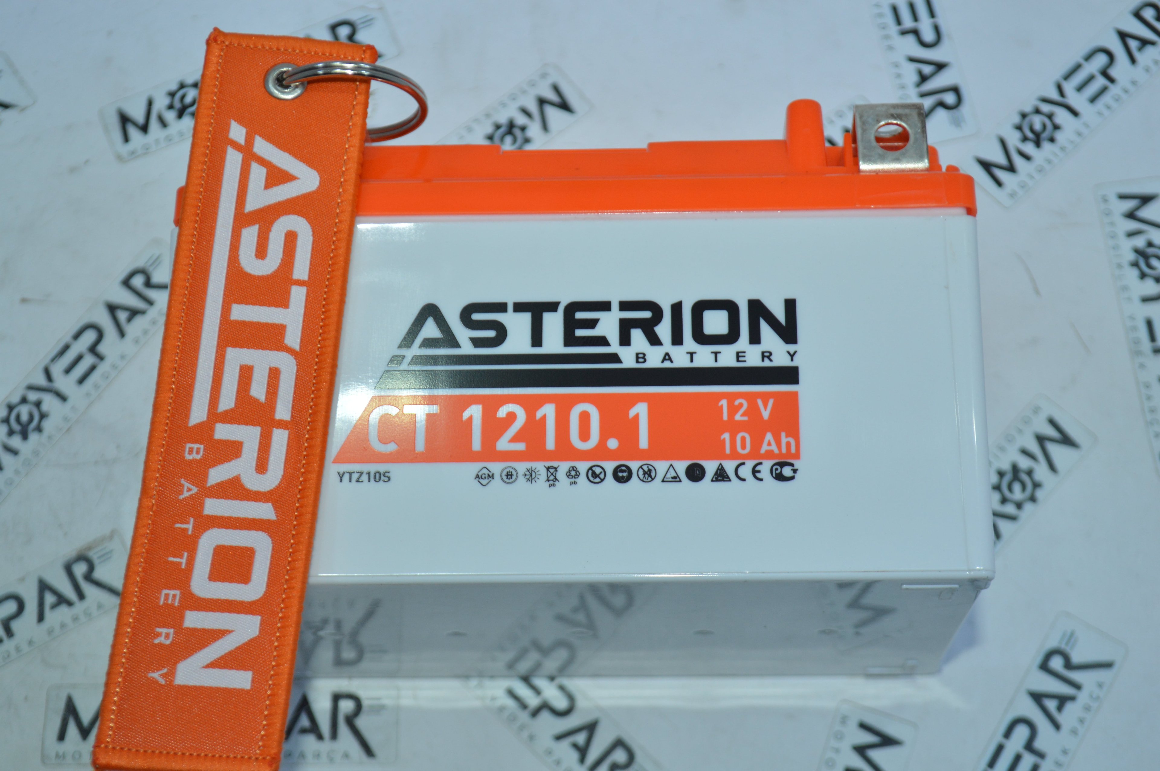 Asterion Battery 12V10.1Ah Ct1210.1 Ytz10S Akü