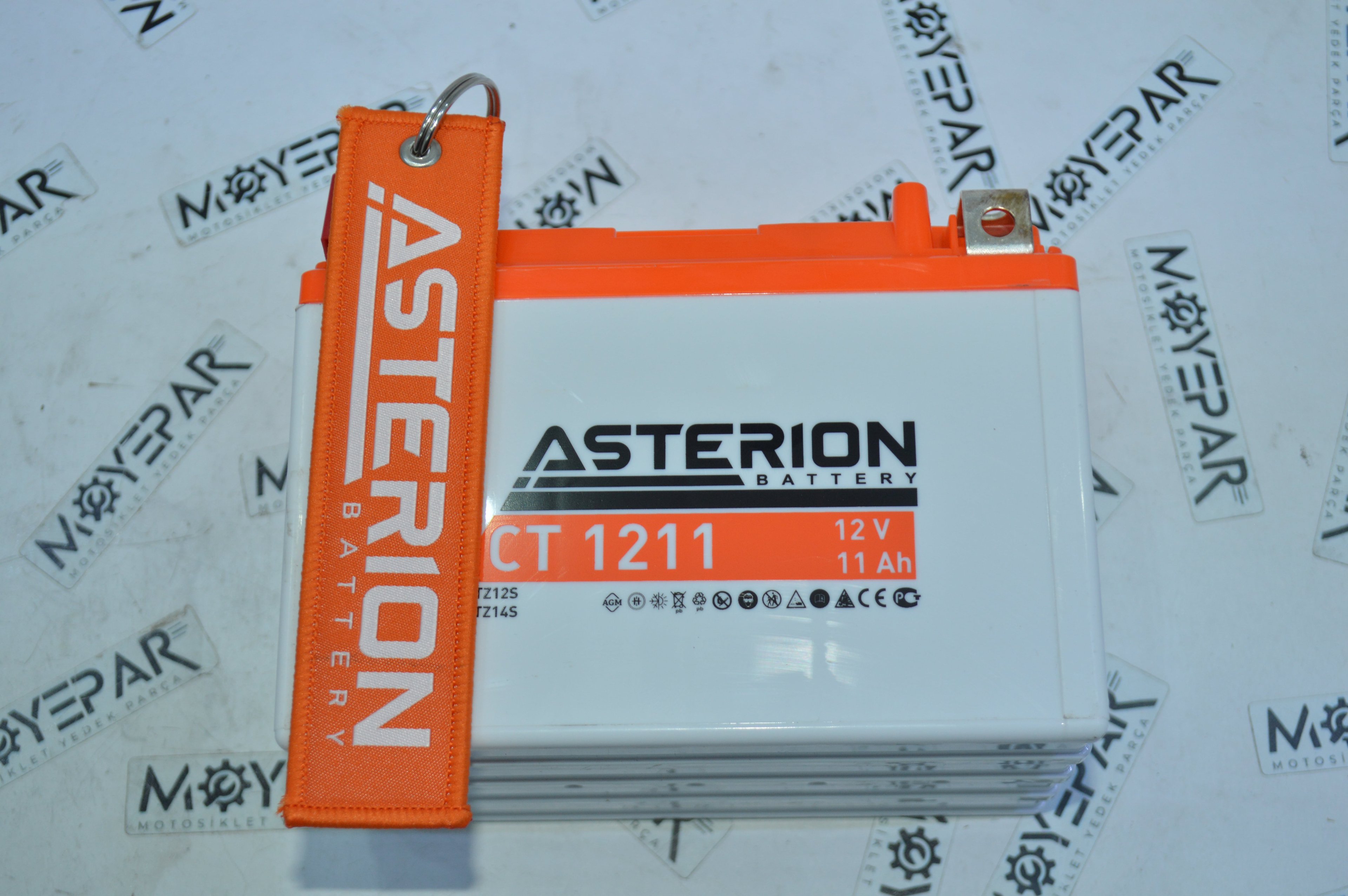 Asterion Battery 12V11Ah Ct1211 Yzt12S Ytz14S Akü