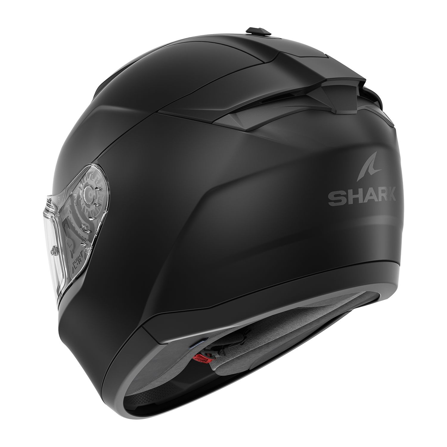 0311 SHARK RIDILL 2 BLANK  MAT KAPALI KASK SİYAH