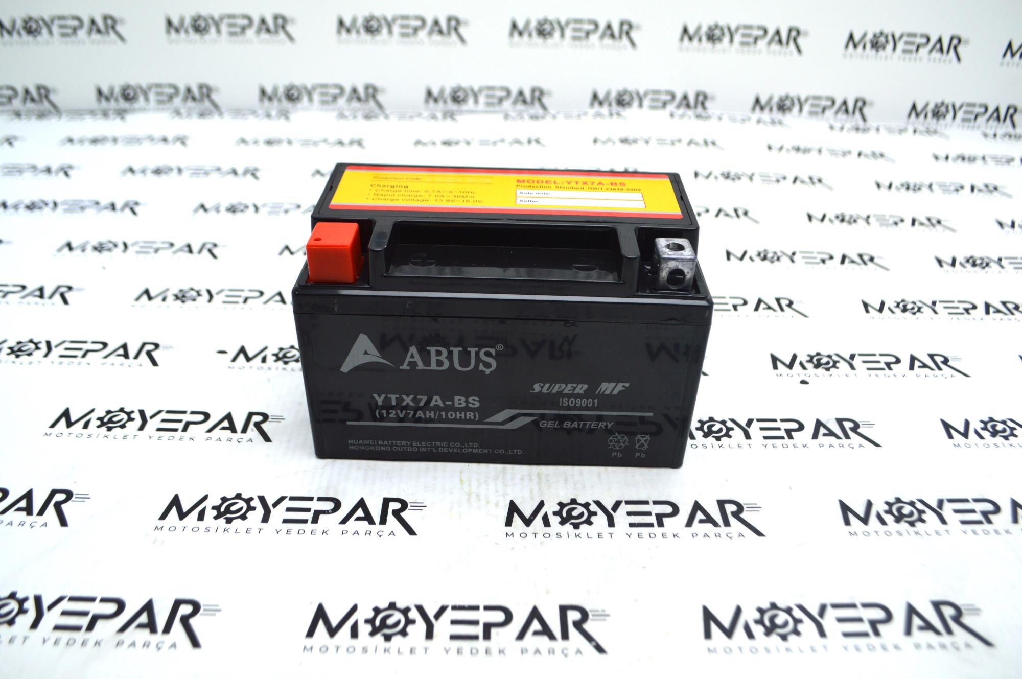 AKÜABUS004 YTX7A-BS 1207 YATIK AKÜ