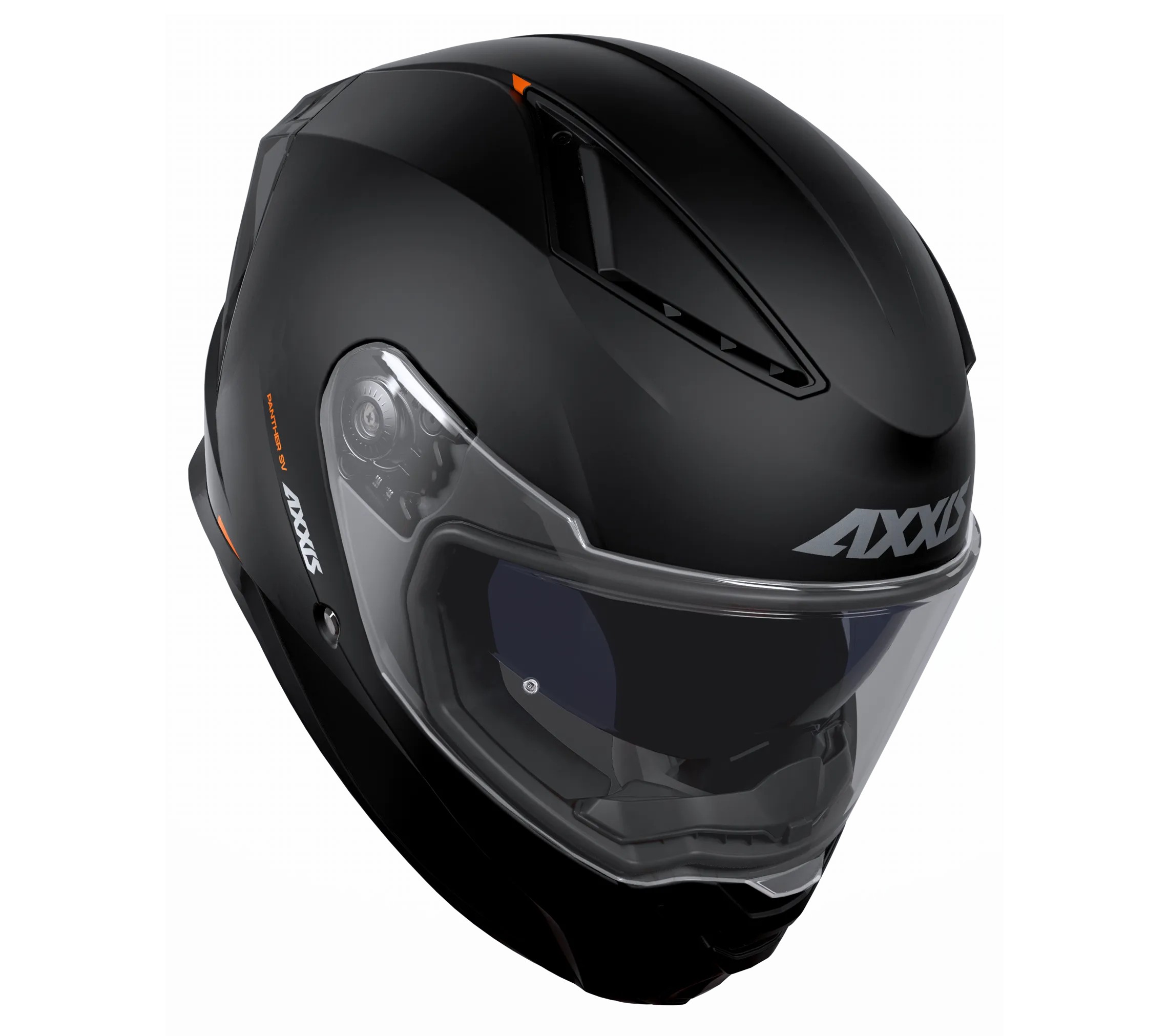 AXXIS PANTHER SV SOLID A1 MATT BLACK FULL FACE KASK