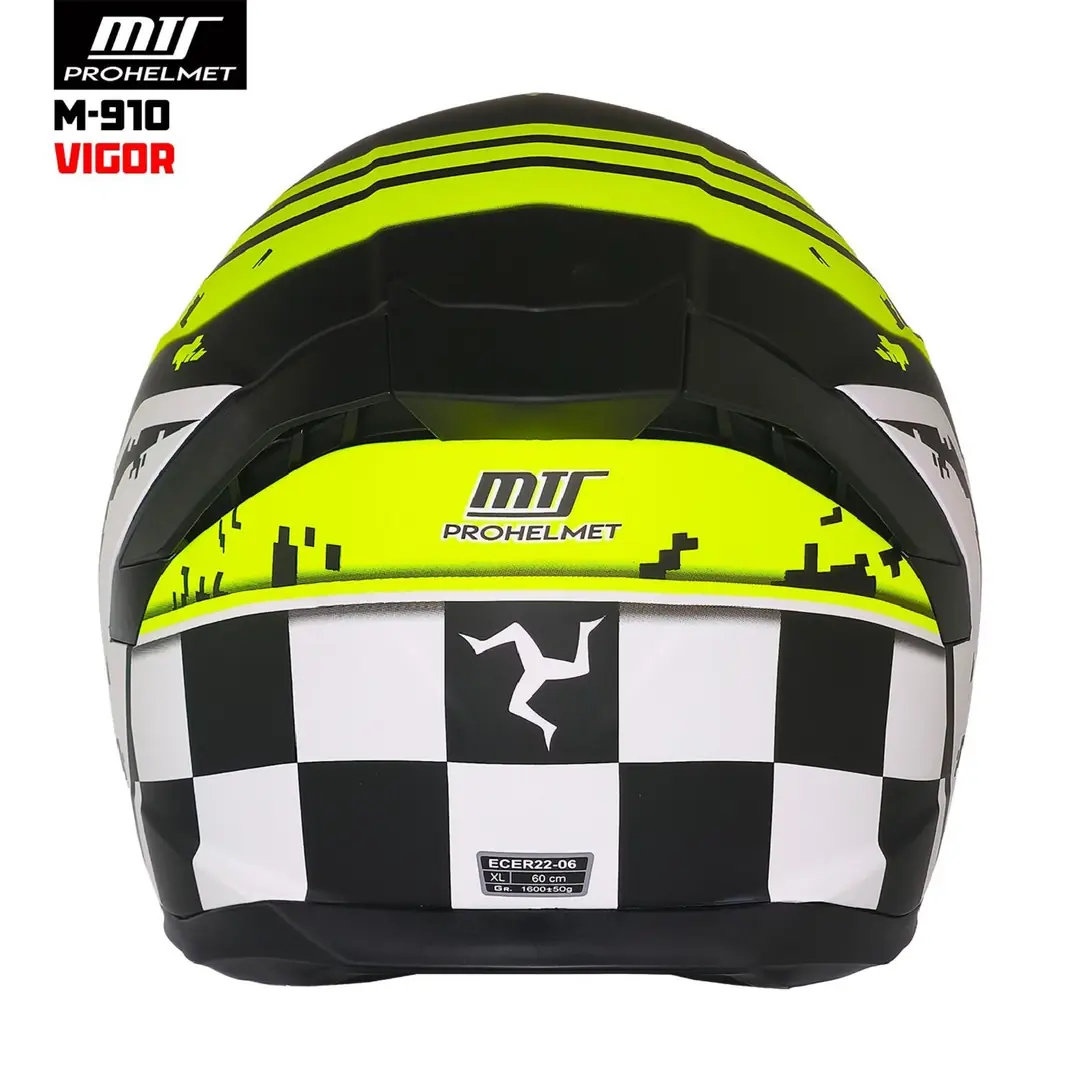 エムズ MTS 910 WİGOR SARI FULL FACE KASK
