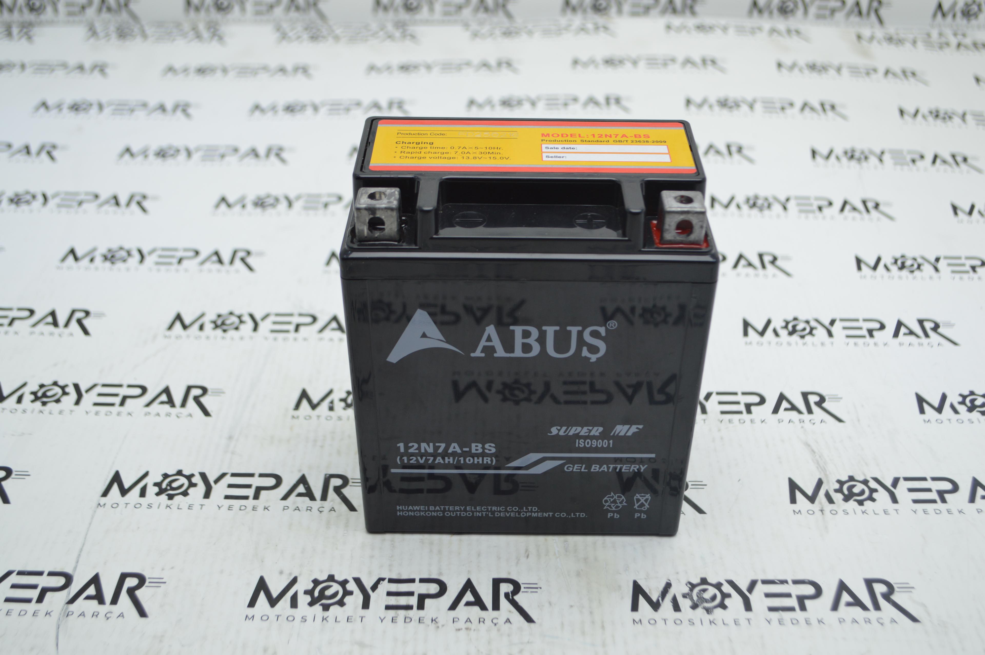 AKÜABUS008 12N7A-BS 1207 DİK AKÜ