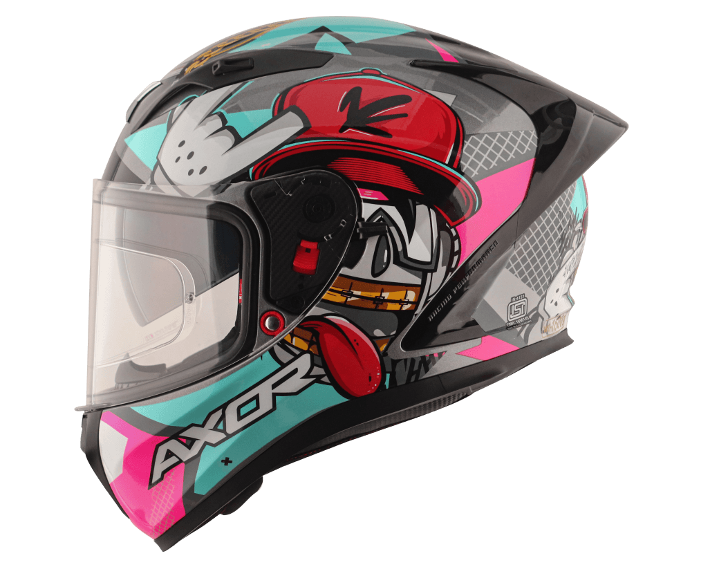 Axor Helmets Street Hiphop Black Pink