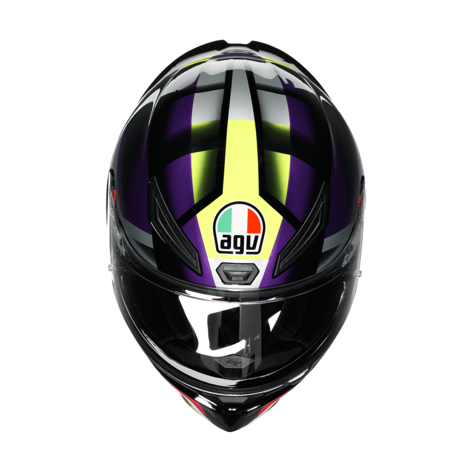AGV KASK/K1 S E2206 FASTLAP BLACK PURPLE PINK M0196 FASTLAP