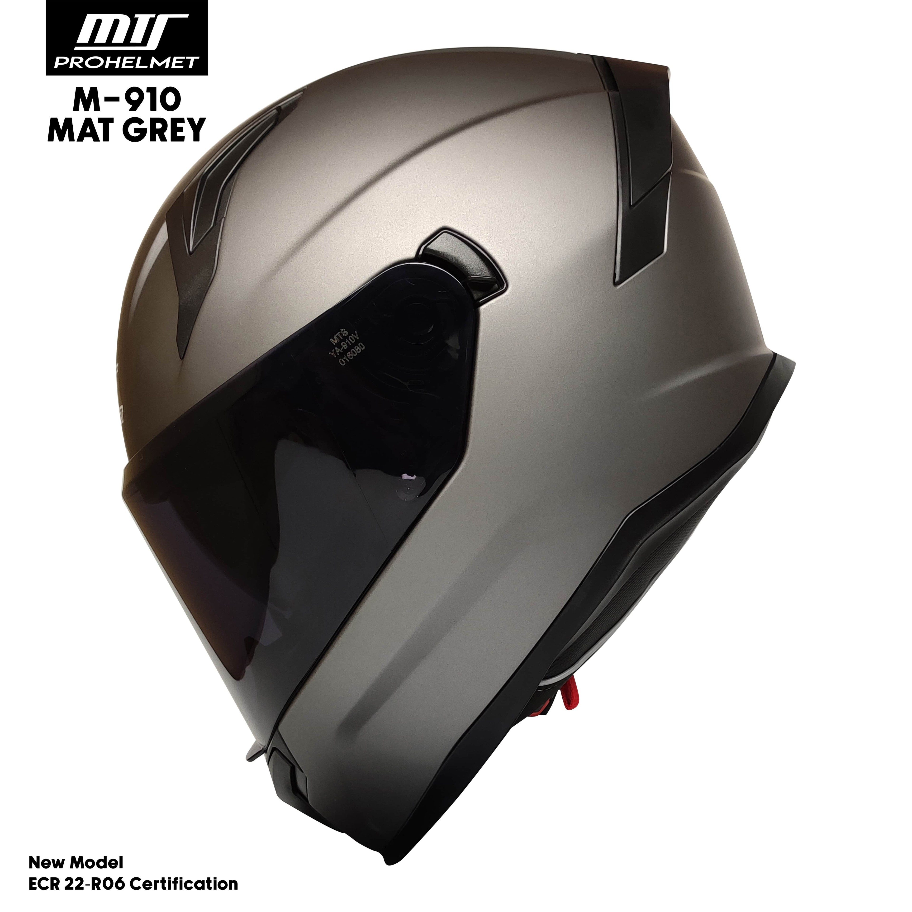 Mts Helmets 910 Mat Grey