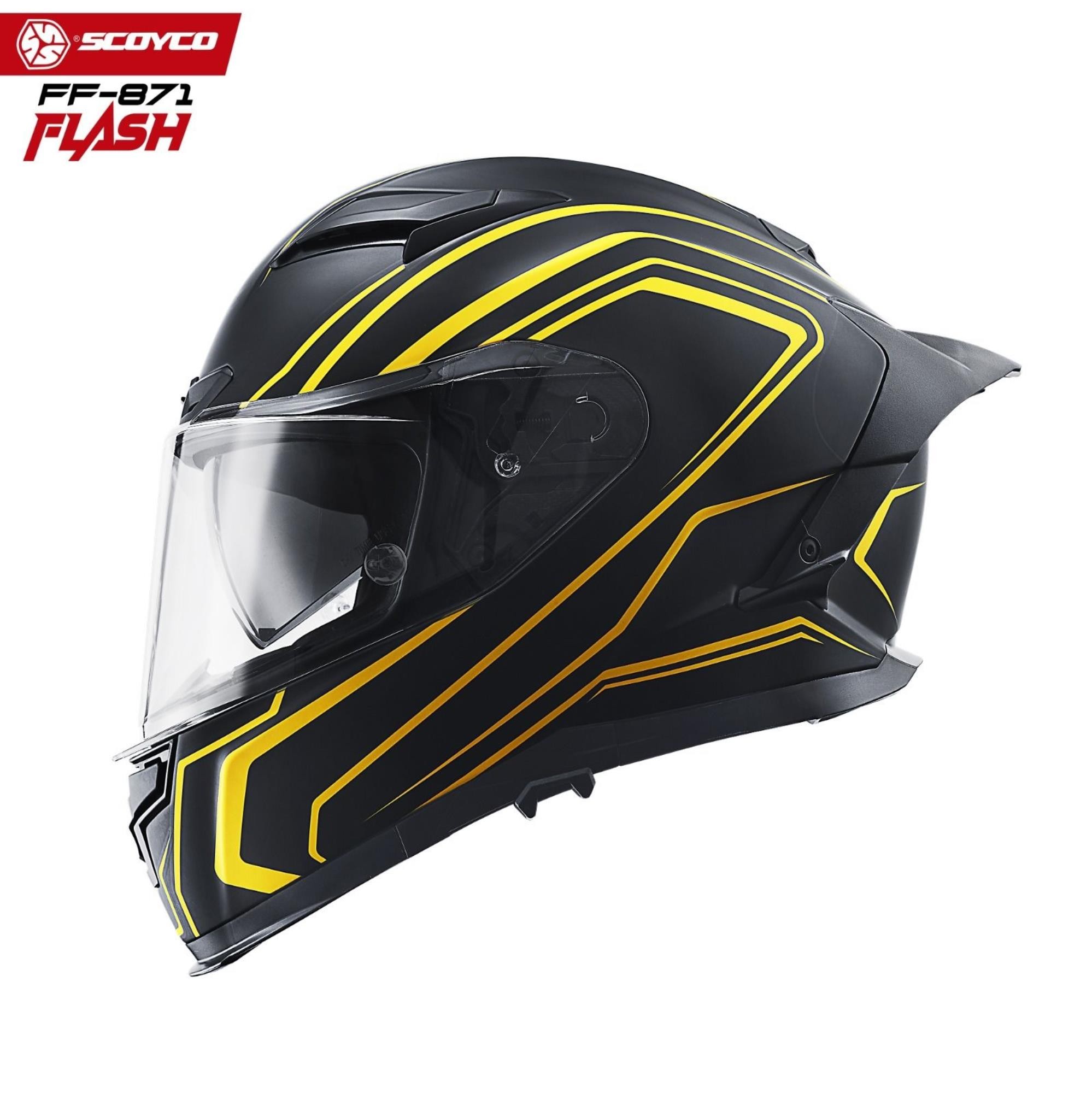 SCOYCO KASK 871 VE 868 VİZÖR CAM UYUMLU