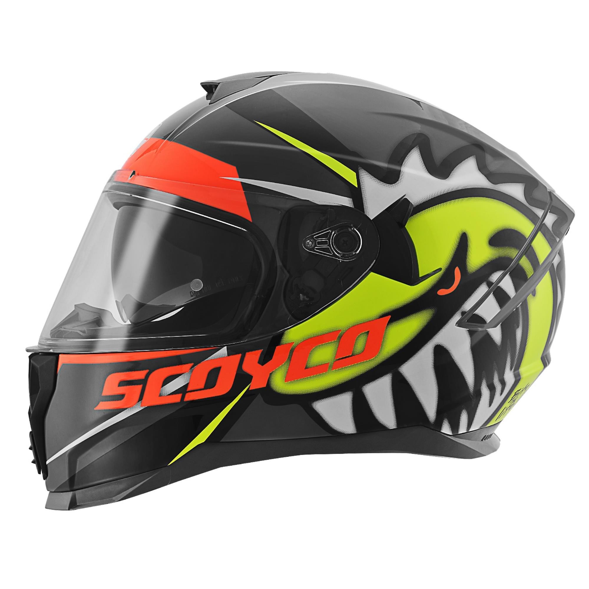 SCOYCO FF-869 SHARK FULL FACE KASK