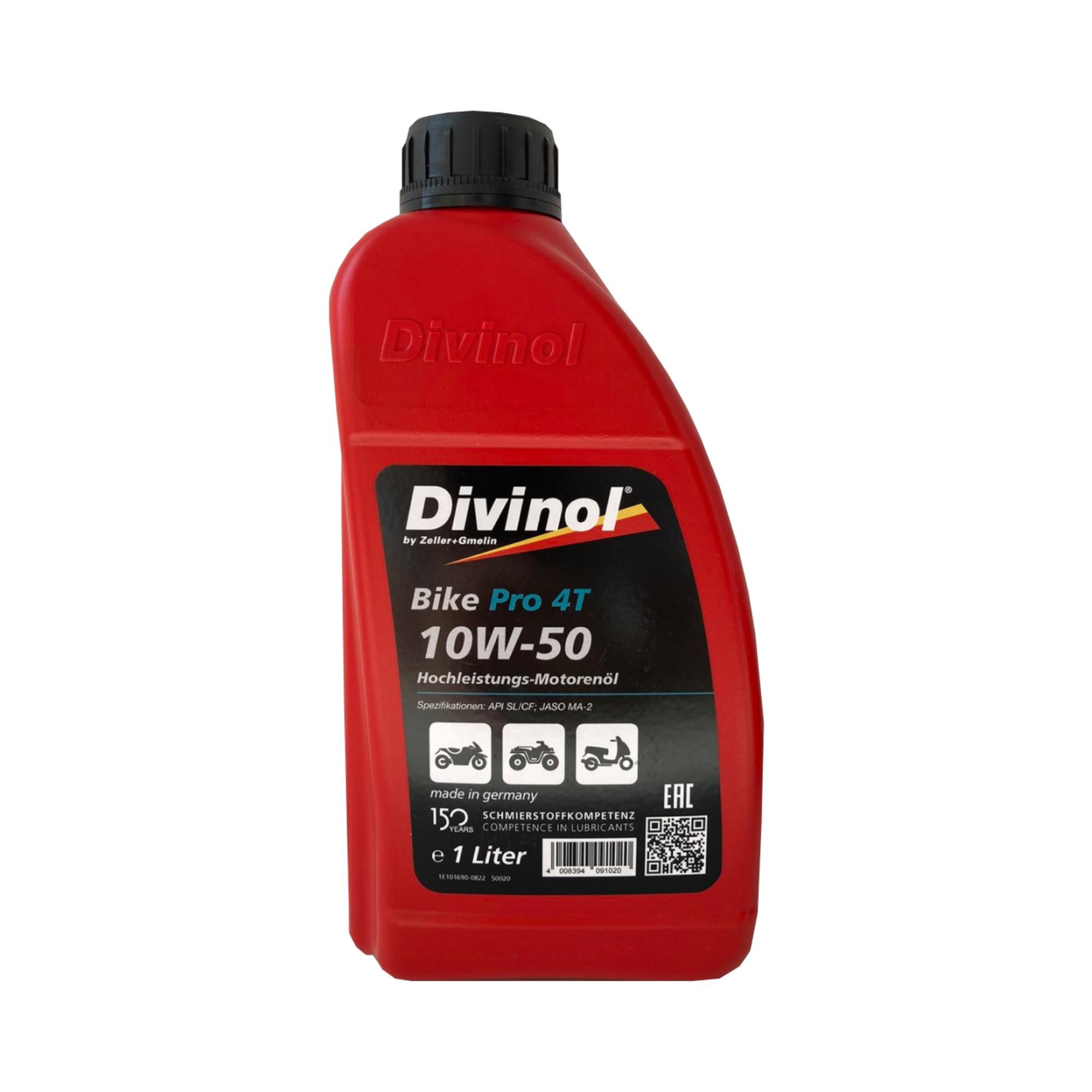DİVİNOL 10W50 4T BİKE PRO 1 LT