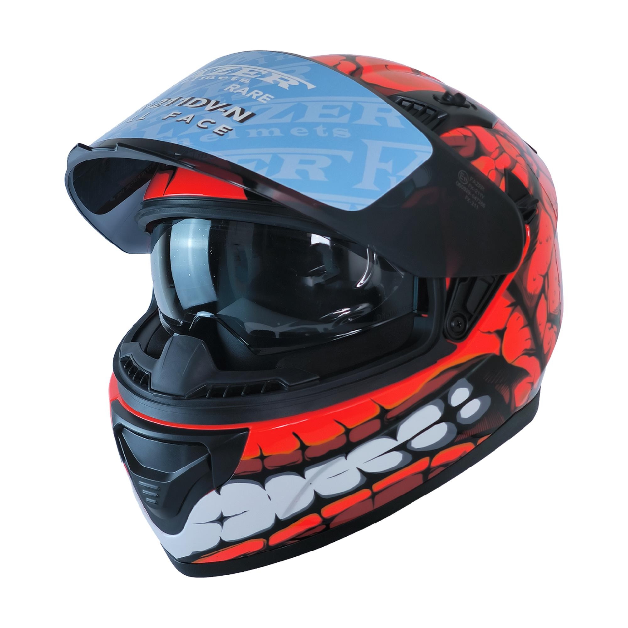 FAZER 211-DV FULL FACE KASK FANTASTİC RED