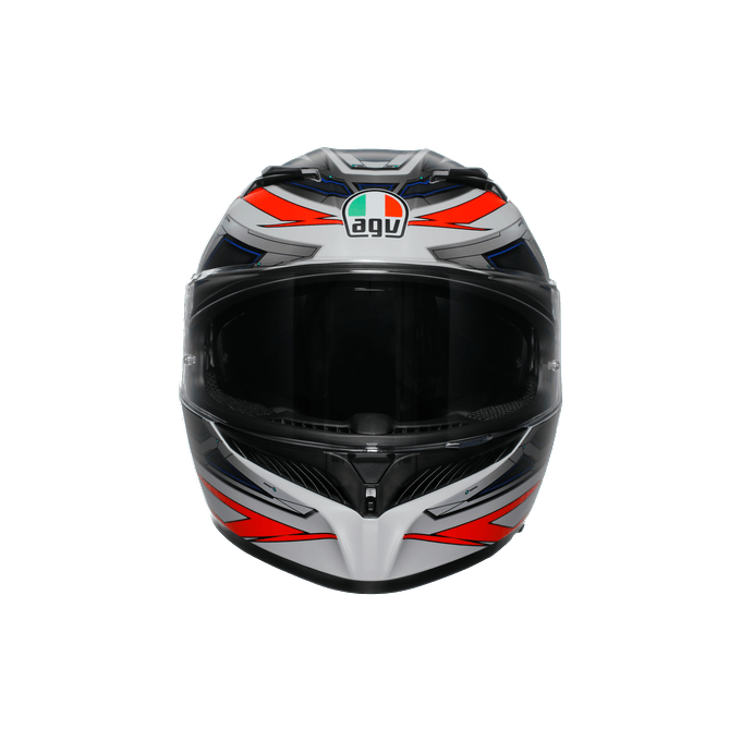 AGV KASK/K3 E2206 MPLK SPACE MATT WHITE RED FLUO CONFİGURATİON