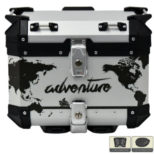 ALÜMİNYUM ARKA ÇANTA 45LT-WORLD/BLACK