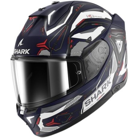 0305 SHARK SKWAL İ3 LINIK MAT KAPALI KASK MAVİ