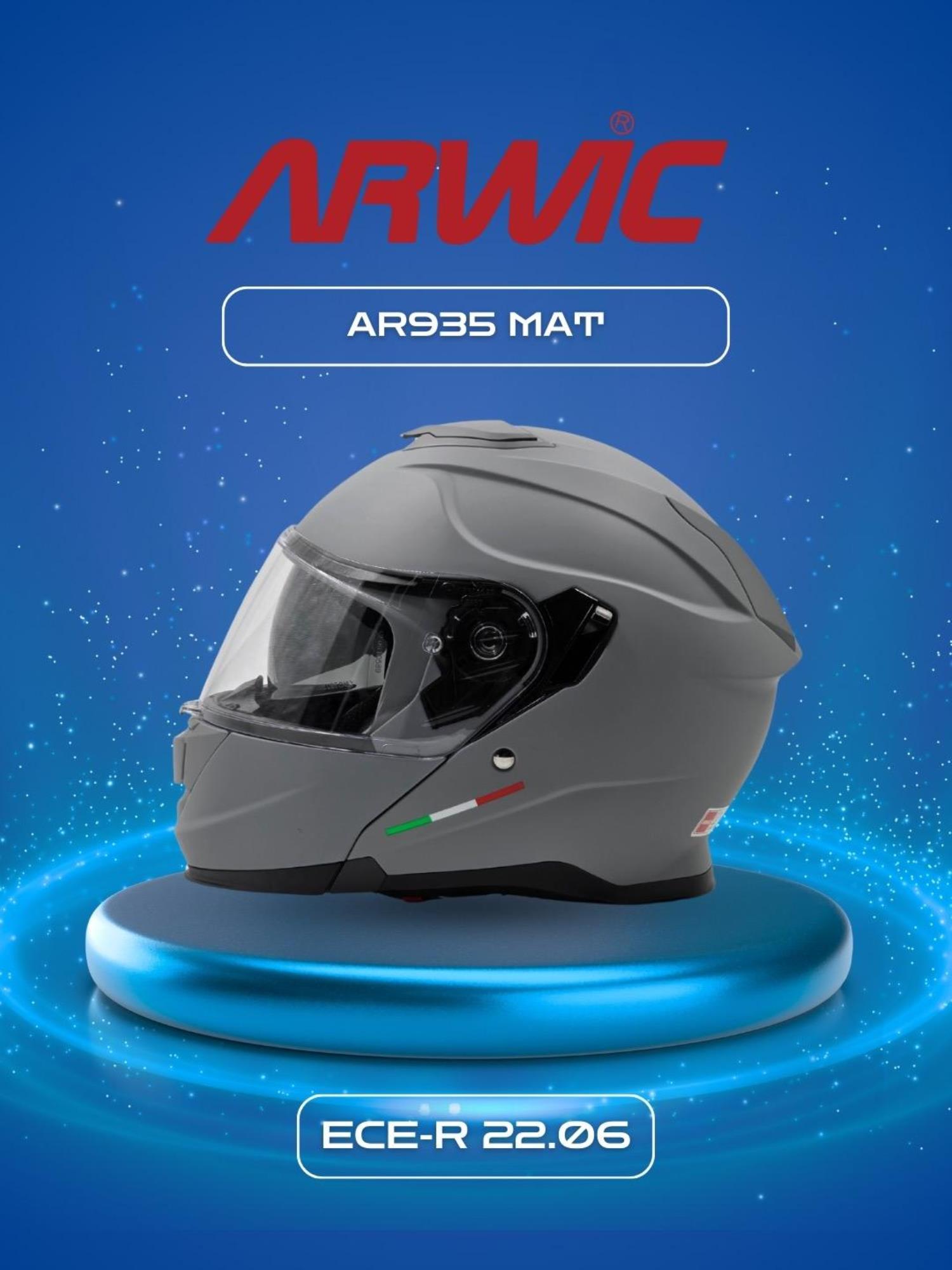 ARWİC KASK AR935 MAT GRİ