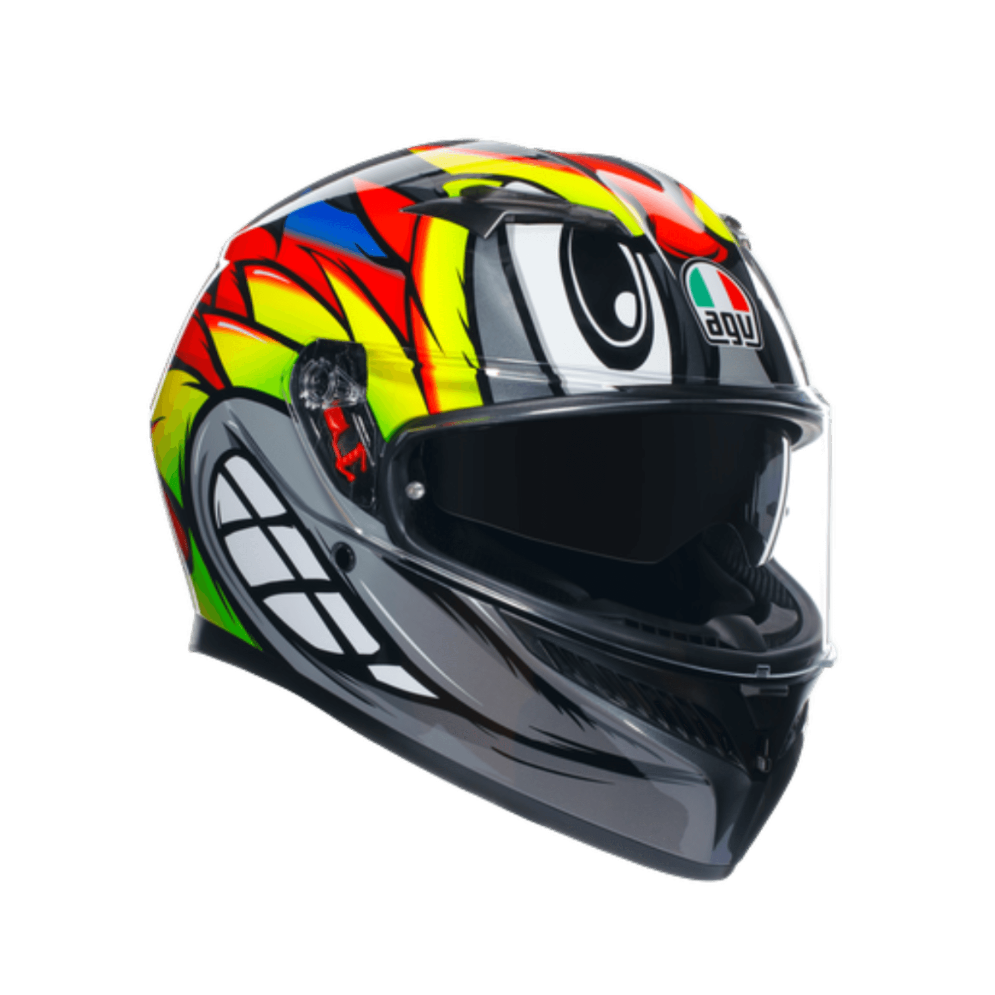 AGV KASK/K3 MPLK BIRDY 2.0 GREY YLW RED