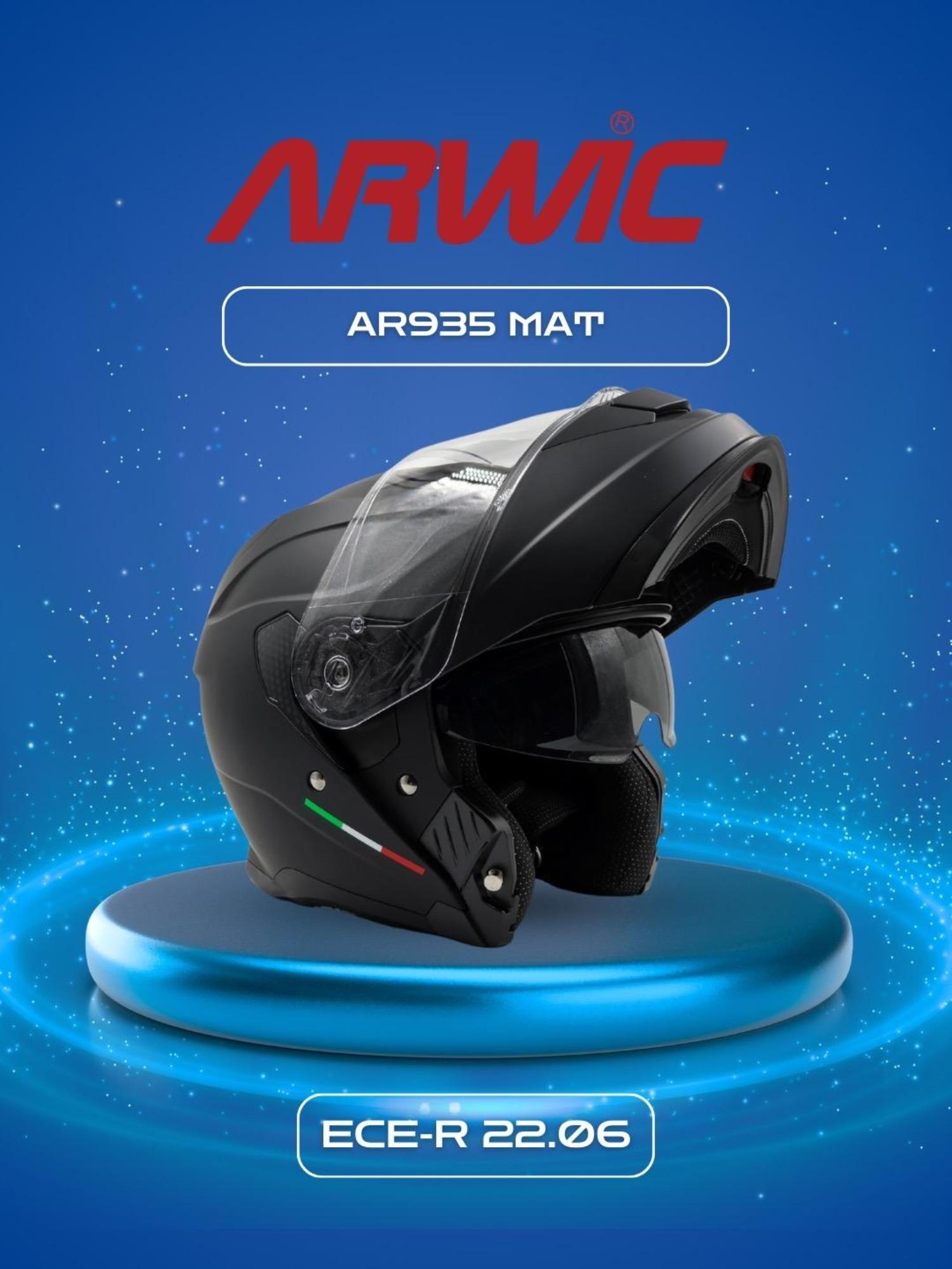 ARWİC KASK AR935 MAT SİYAH