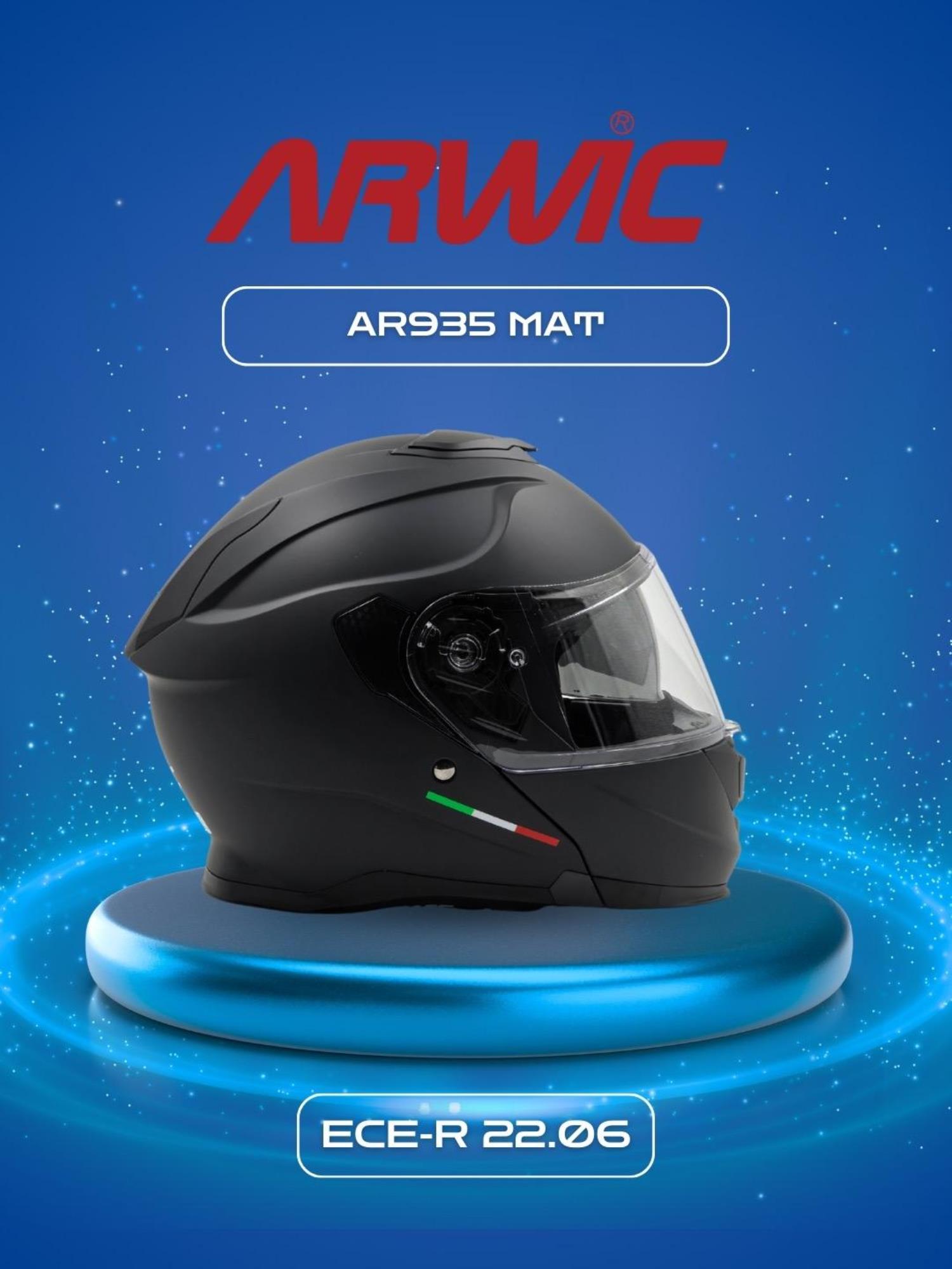 ARWİC KASK AR935 MAT SİYAH