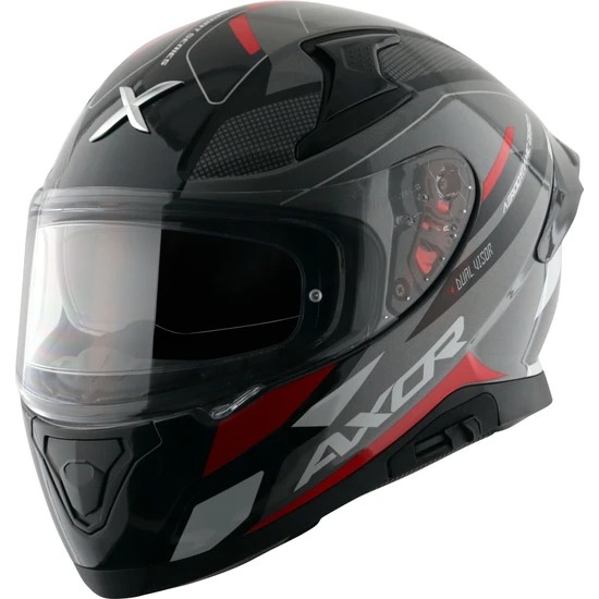 Axor Helmets Apex Turbine Athane Black Red Grey