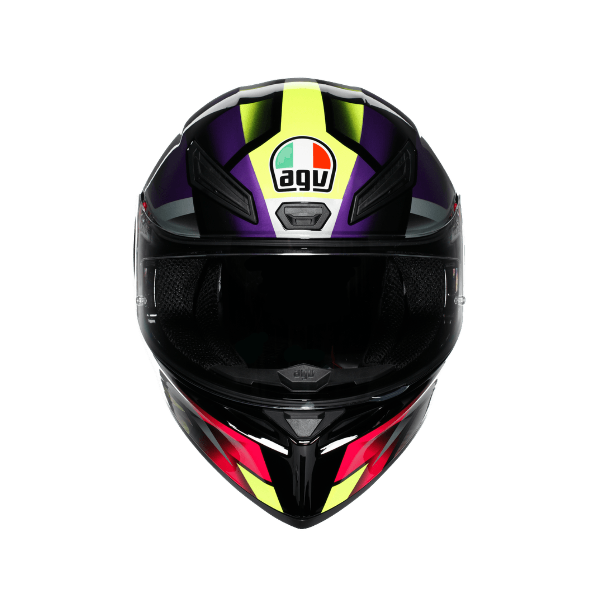 AGV KASK/K1 S E2206 FASTLAP BLACK PURPLE PINK M0196 FASTLAP