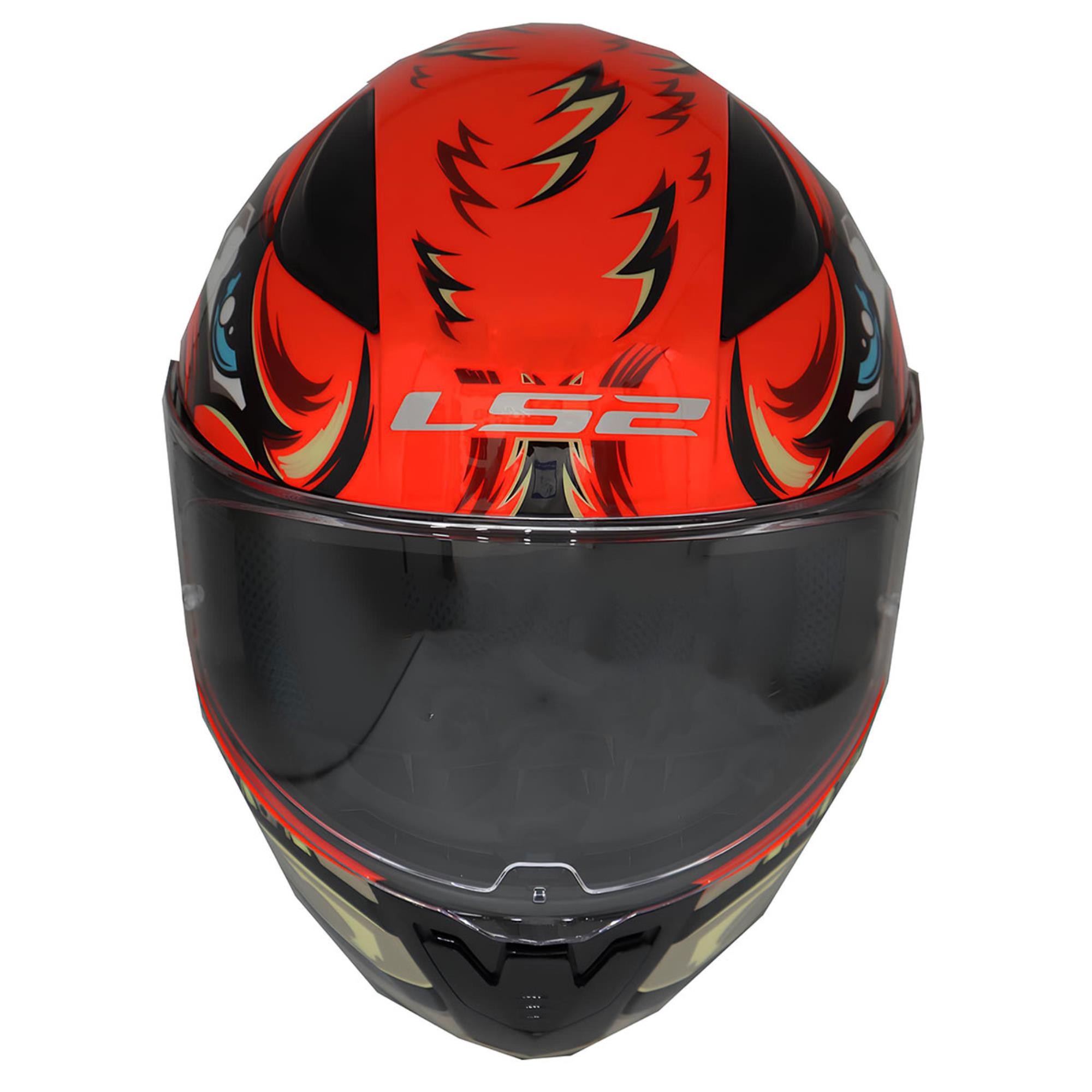 LS2 RAPID SPOX KIRMIZI GRİ KASK