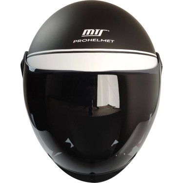 MTS FX-101 YARIM KASK SİYAH BEYAZ