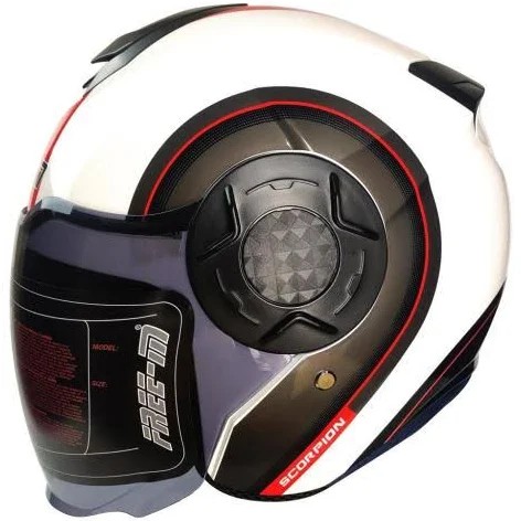 FREEM FR-665 WHİTE YARIM KASK