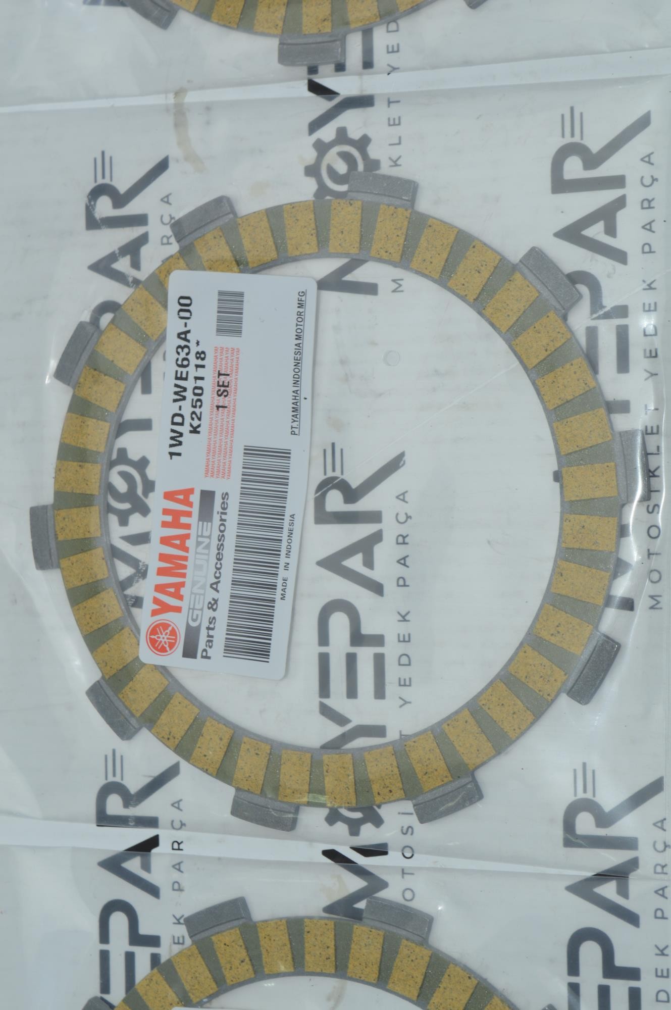 YZF 009 YAMAHA R25 MT25 DEBRİYAJ BALATASI TAKIM