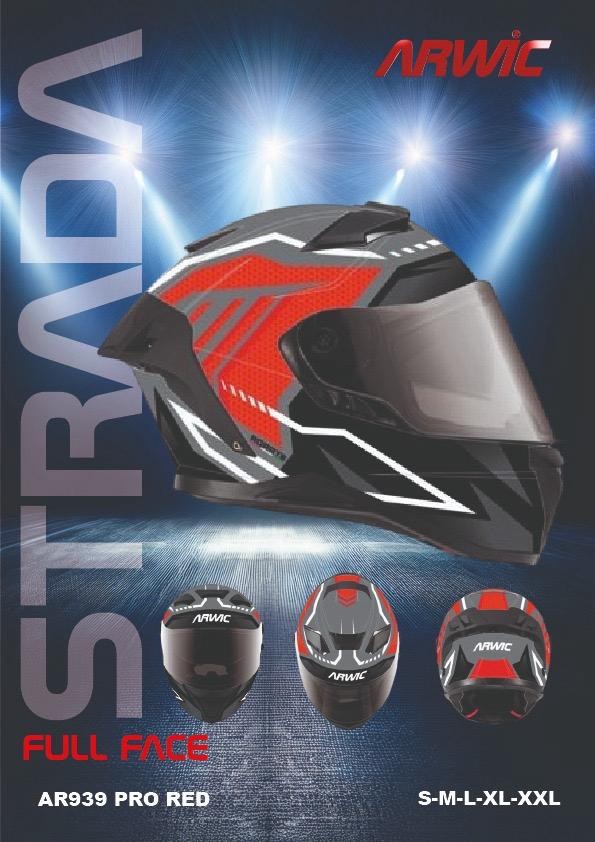 ARWİC KASK AR939 PRO RED