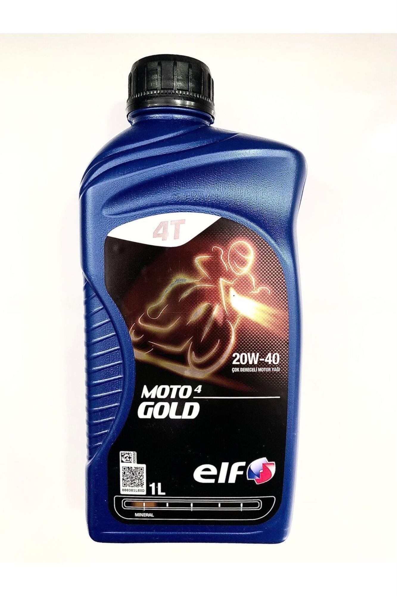 ELF506 ELF MOTO 4 GOLD 20W40 MİNERAL 1 LİTRE MOTOR YAĞI