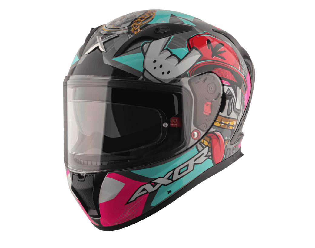 Axor Helmets Street Hiphop Black Pink