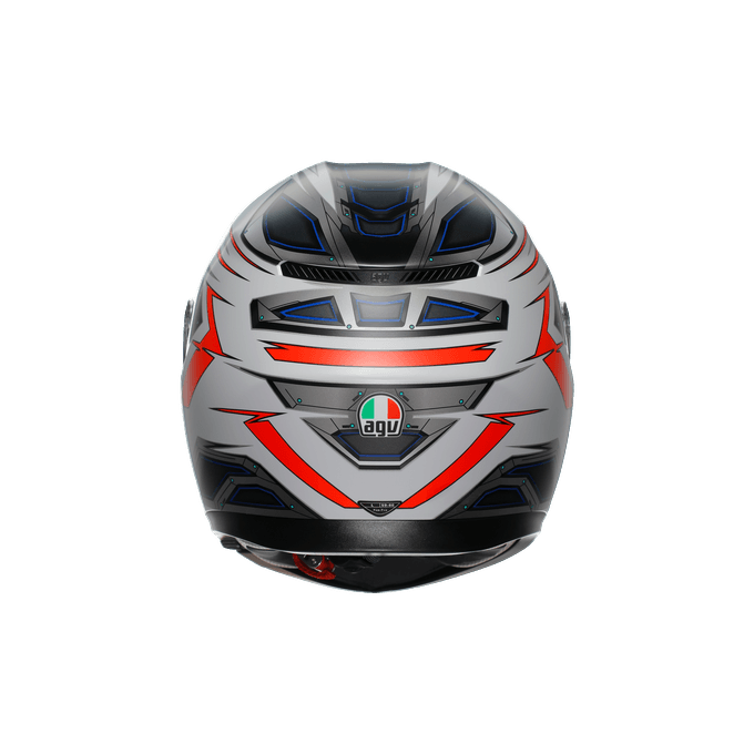 AGV KASK/K3 E2206 MPLK SPACE MATT WHITE RED FLUO CONFİGURATİON