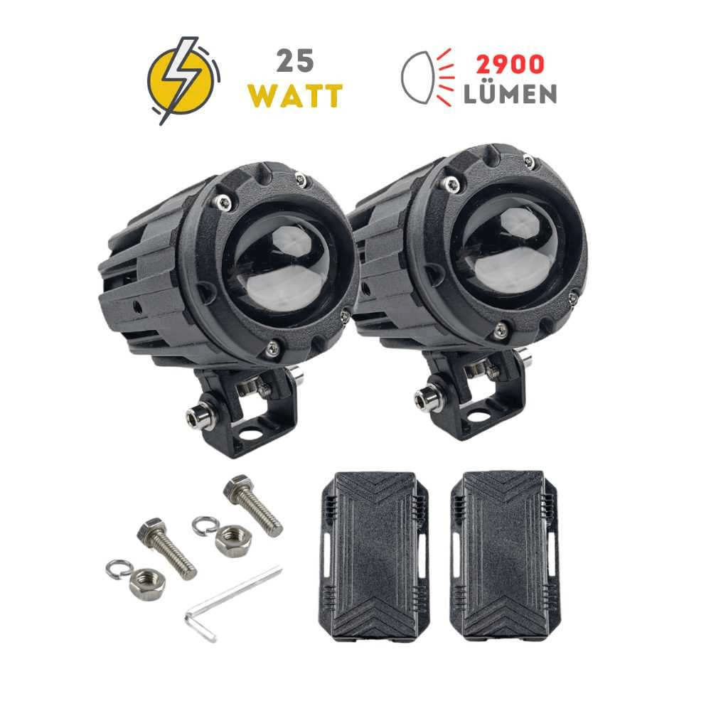 KNMASTER BUFFALO 25W MOTOSİKLET LED SİS FARI
