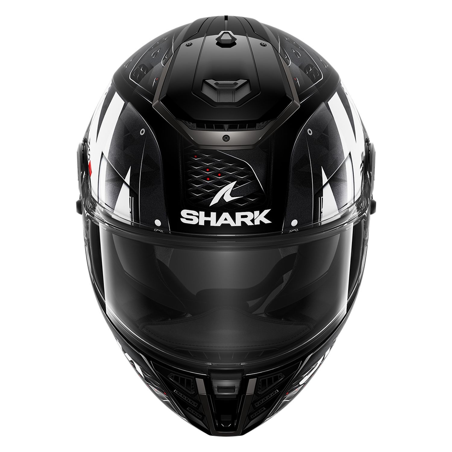 0322 SHARK SPARTAN RS STINGREY KAPALI KASK SİYAH BEYAZ