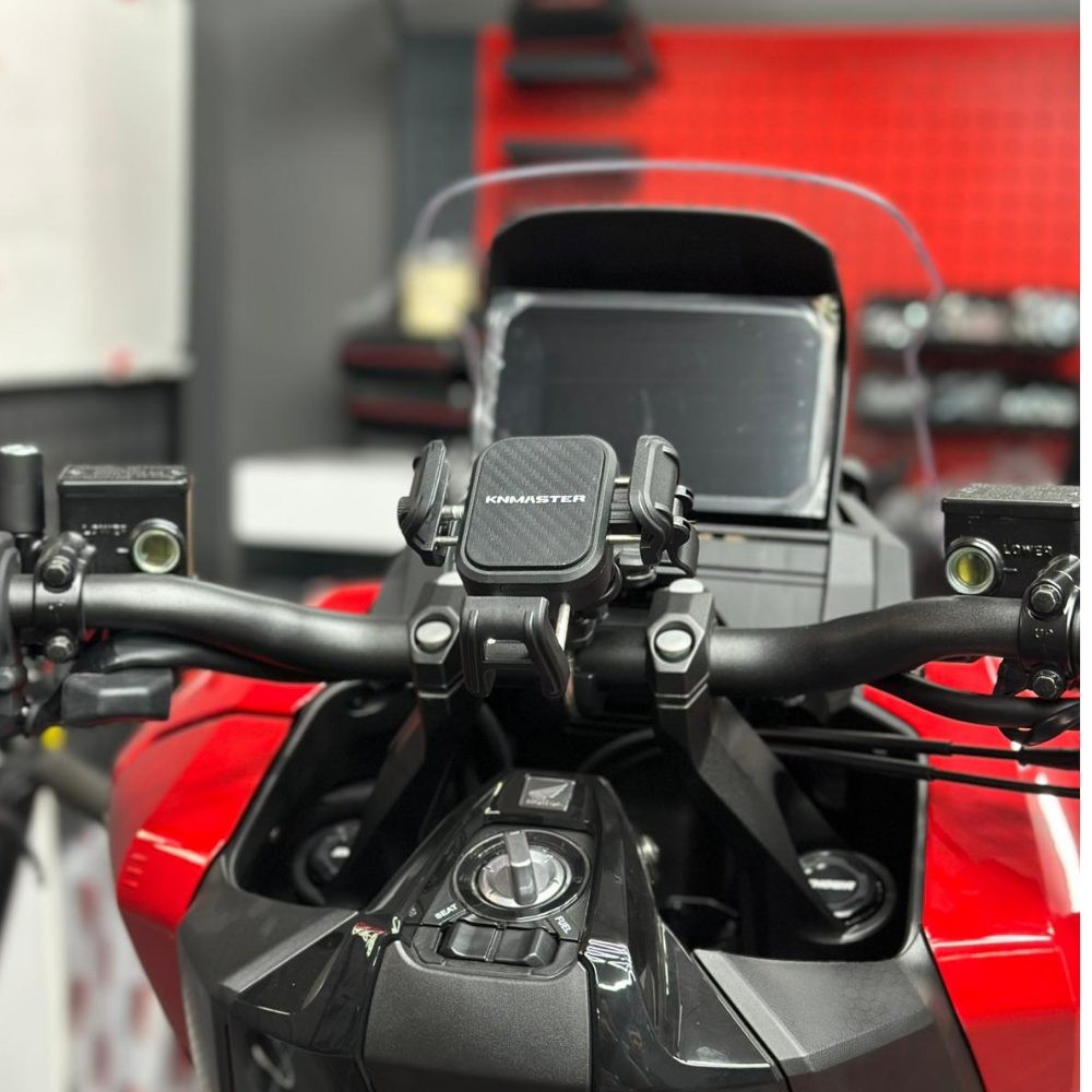 KNMASTER TT-870 TİTREŞİM ENGELLEYİCİLİ TÜM MOTOSİKLETLERE UYUMLU TELEFON TUTUCU
