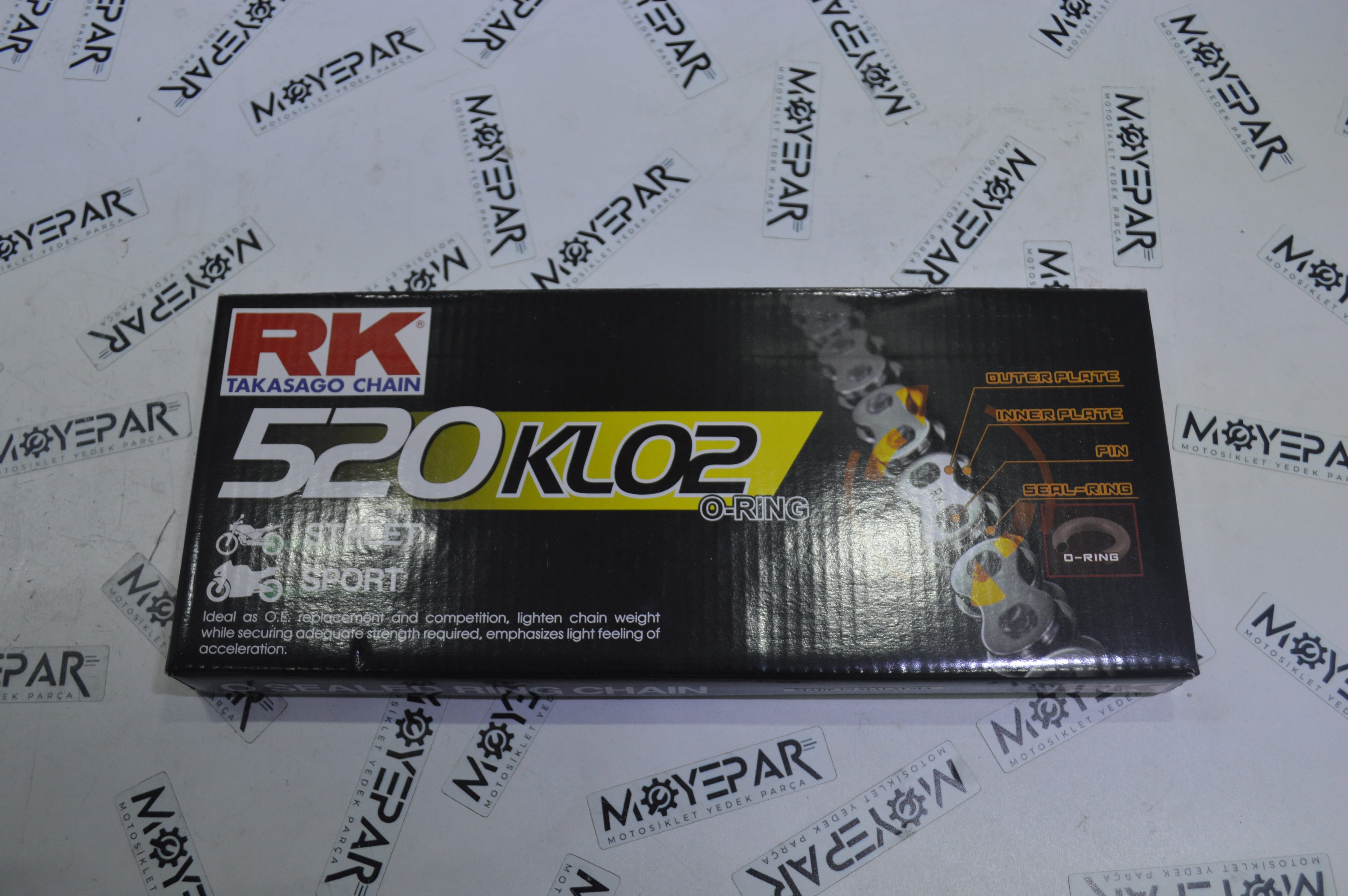 Rk Yamaha Yzf-R25 Mt-25 Zincir Dişli Set