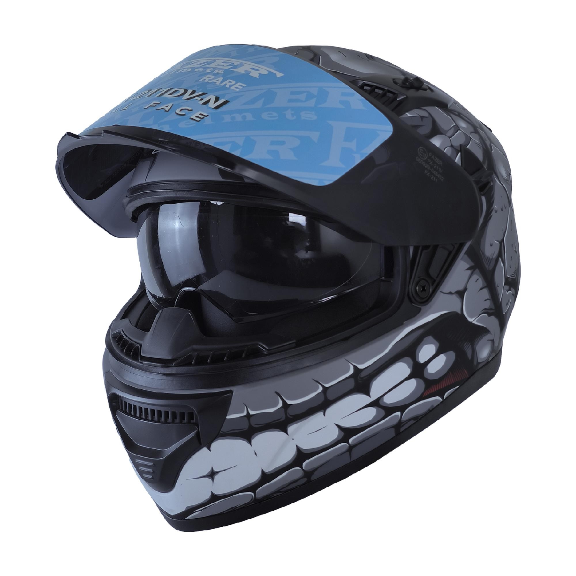 FAZER 211-DV FULL FACE FANTASTİC GRİ