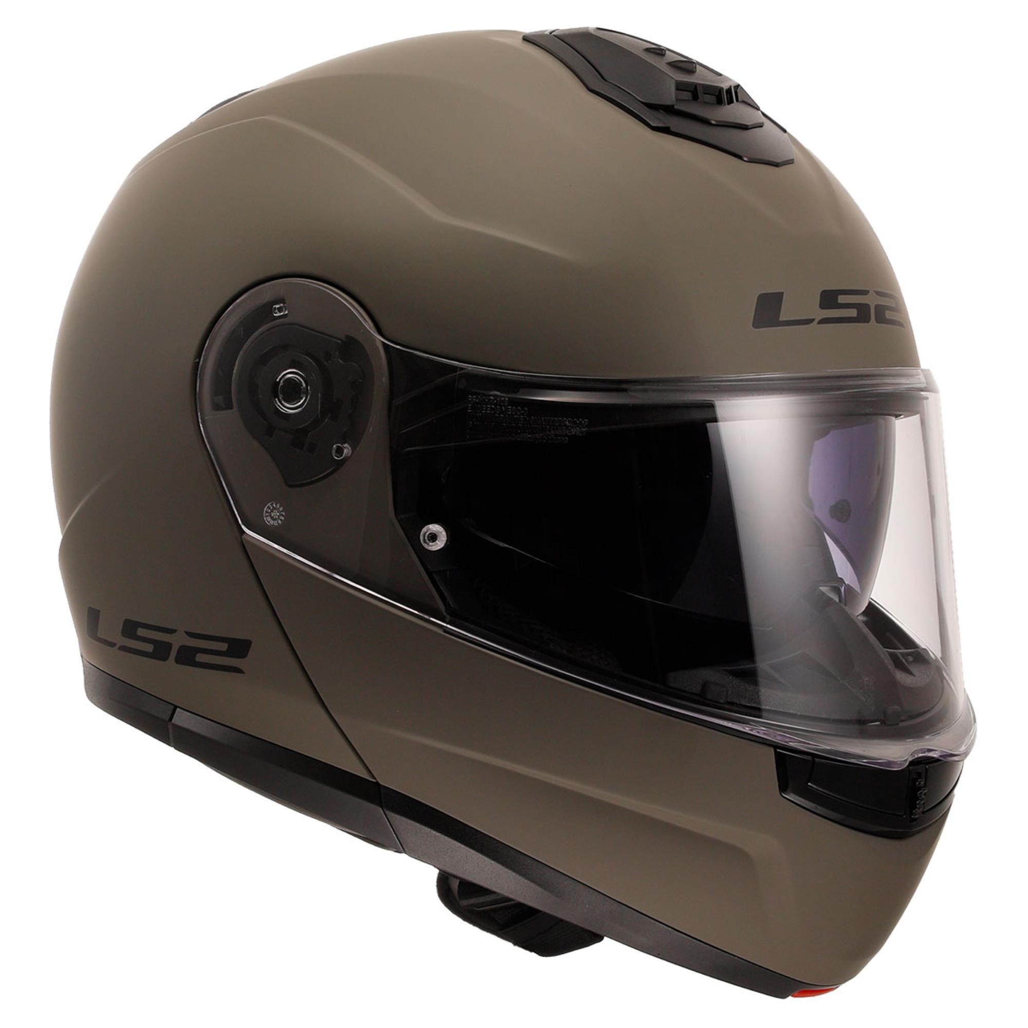 LS2 STROBE 2 MAT KUM ÇENE AÇILIR KASK