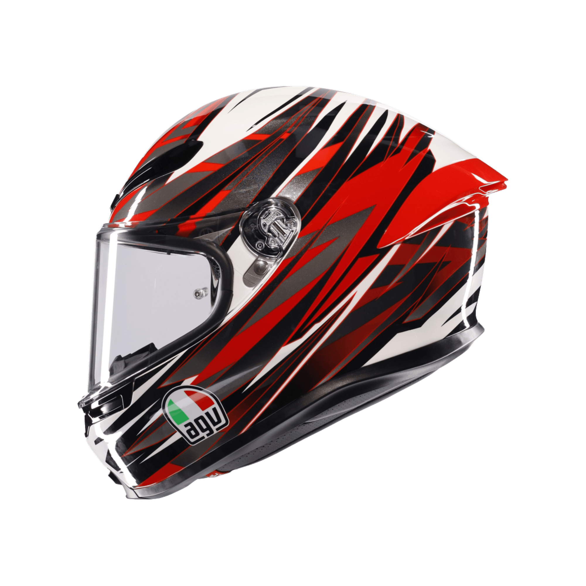 AGV KASK/K6 S MPLK REEVAL WHITE RED GREY M0165