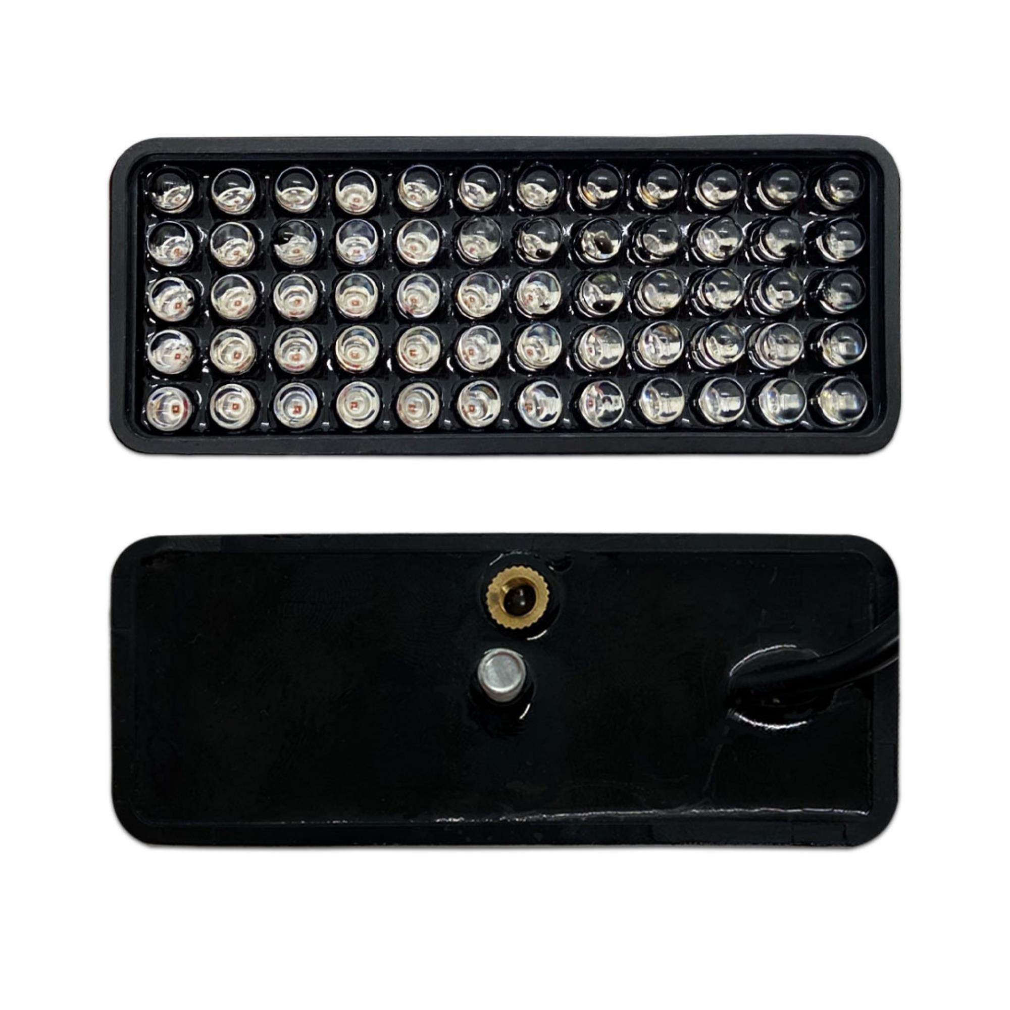 KNMASTER STOP-450 EVRENSEL DİKTÖRTGEN KIRMIZI LEDLİ MOTOSİKLET KEDİGÖZÜ