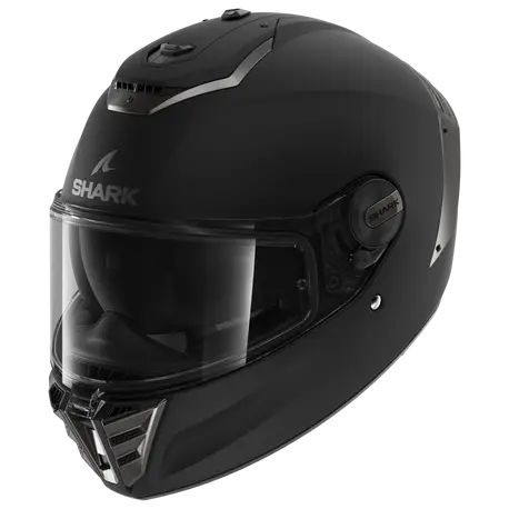 0319 SHARK SPARTAN RS BLANK MAT SİYAH KAPALI KASK