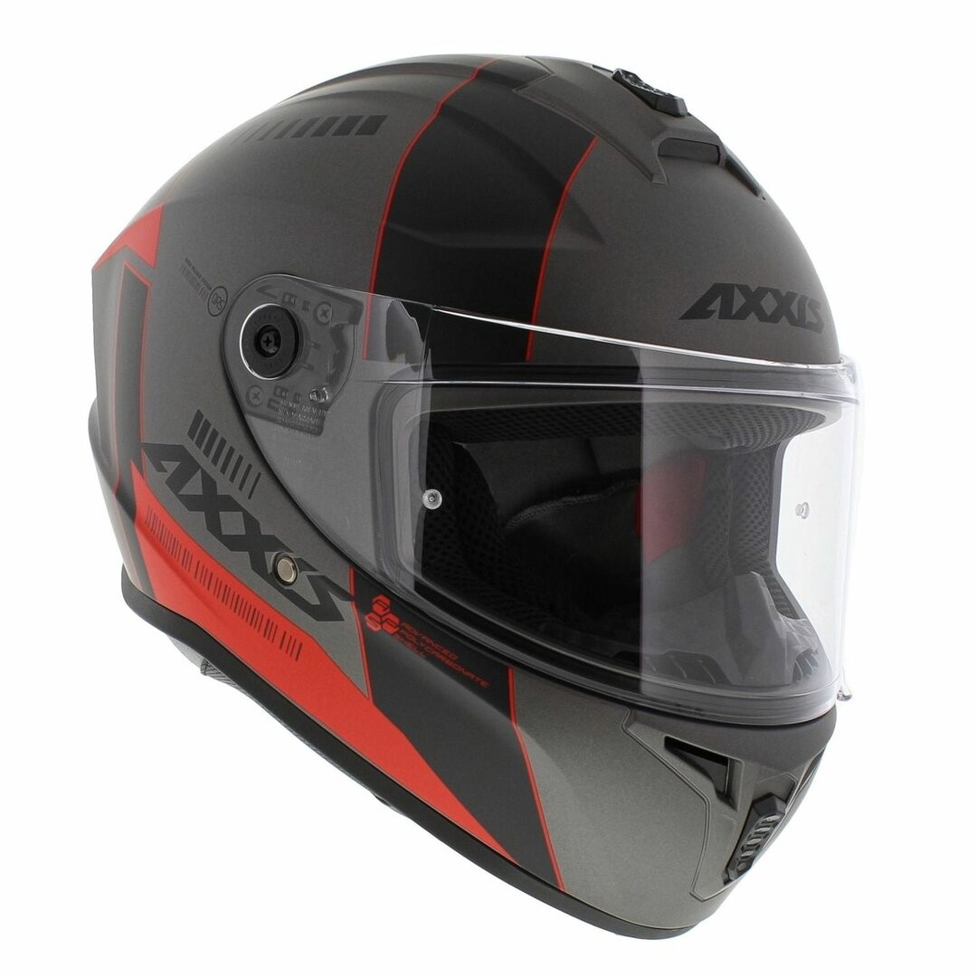 Axxis Draken S Mp4 C5 Matt Red+ Black Visor