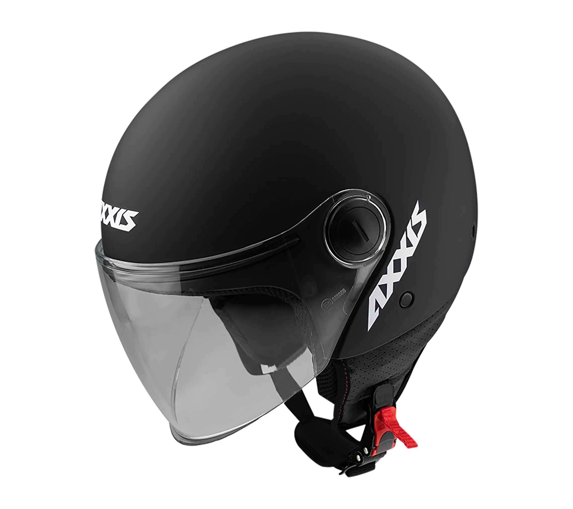 AXXIS SQUARE S SOLID A1 MATT BLACK YARIM KASK