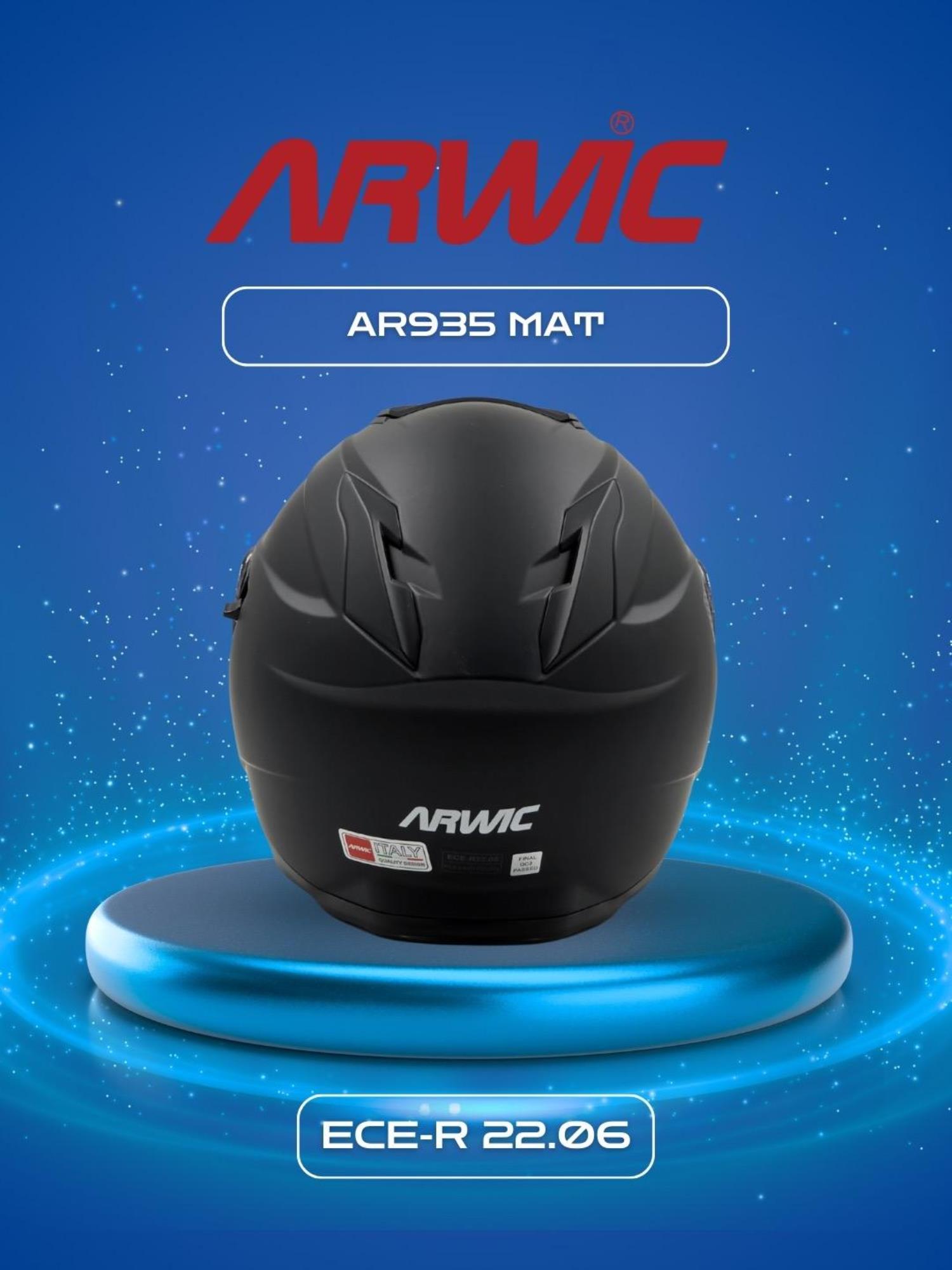 ARWİC KASK AR935 MAT SİYAH