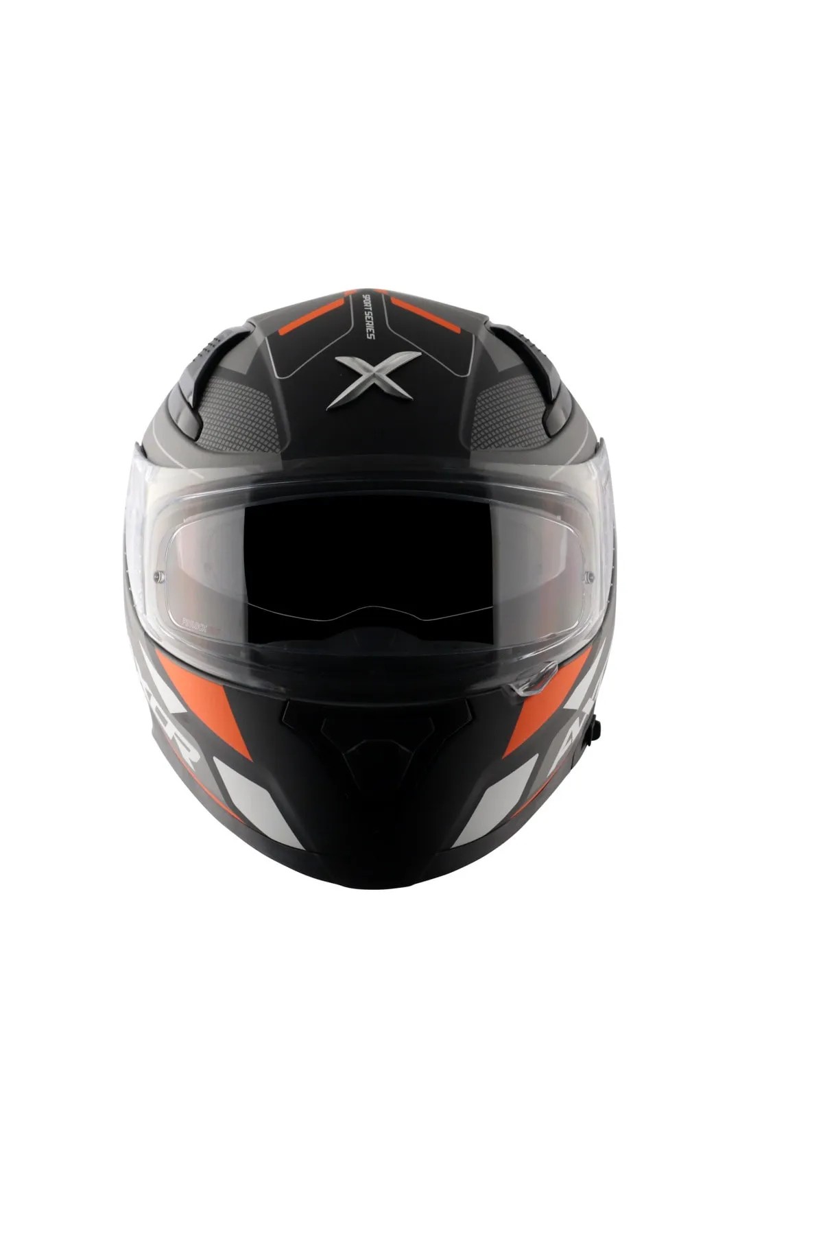 Axor Helmets Apex Turbine Black Orange Gray