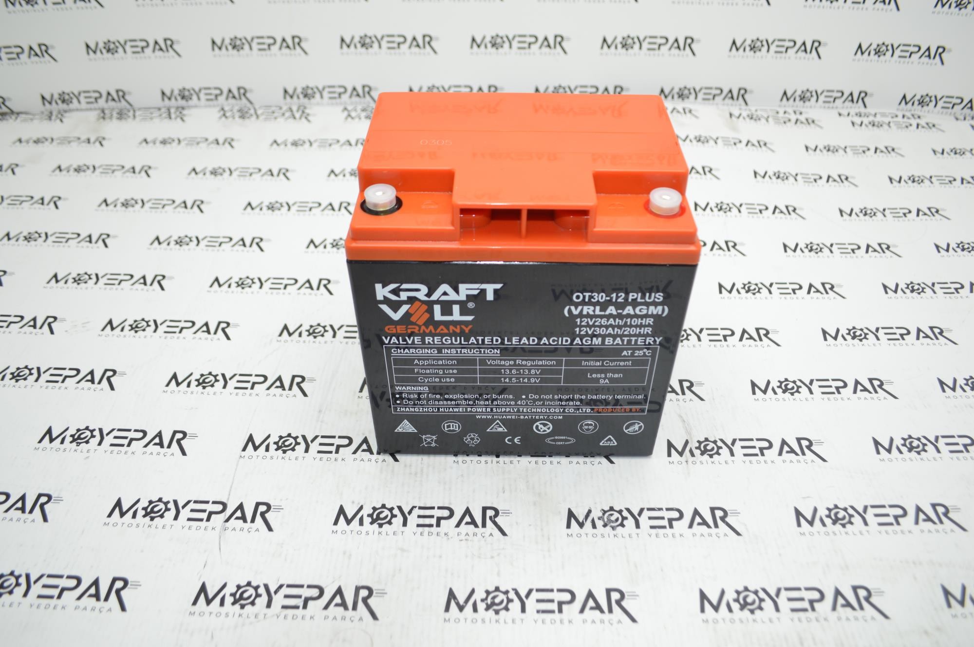 KRAFTVOLL 18070040 12V30AH ATV AKÜ