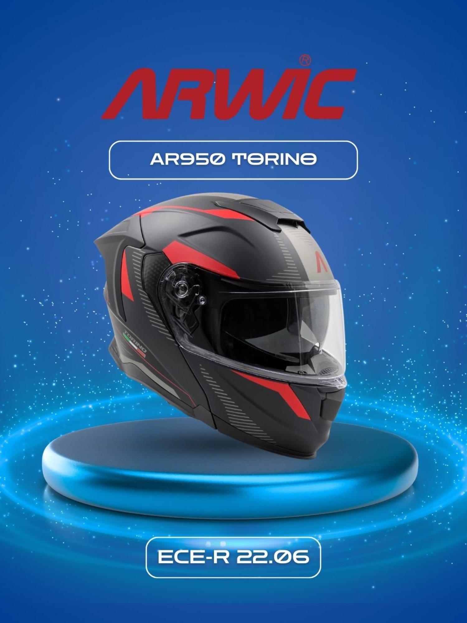 ARWİC KASK ÇENE AÇILIR AR950 TOR BRG