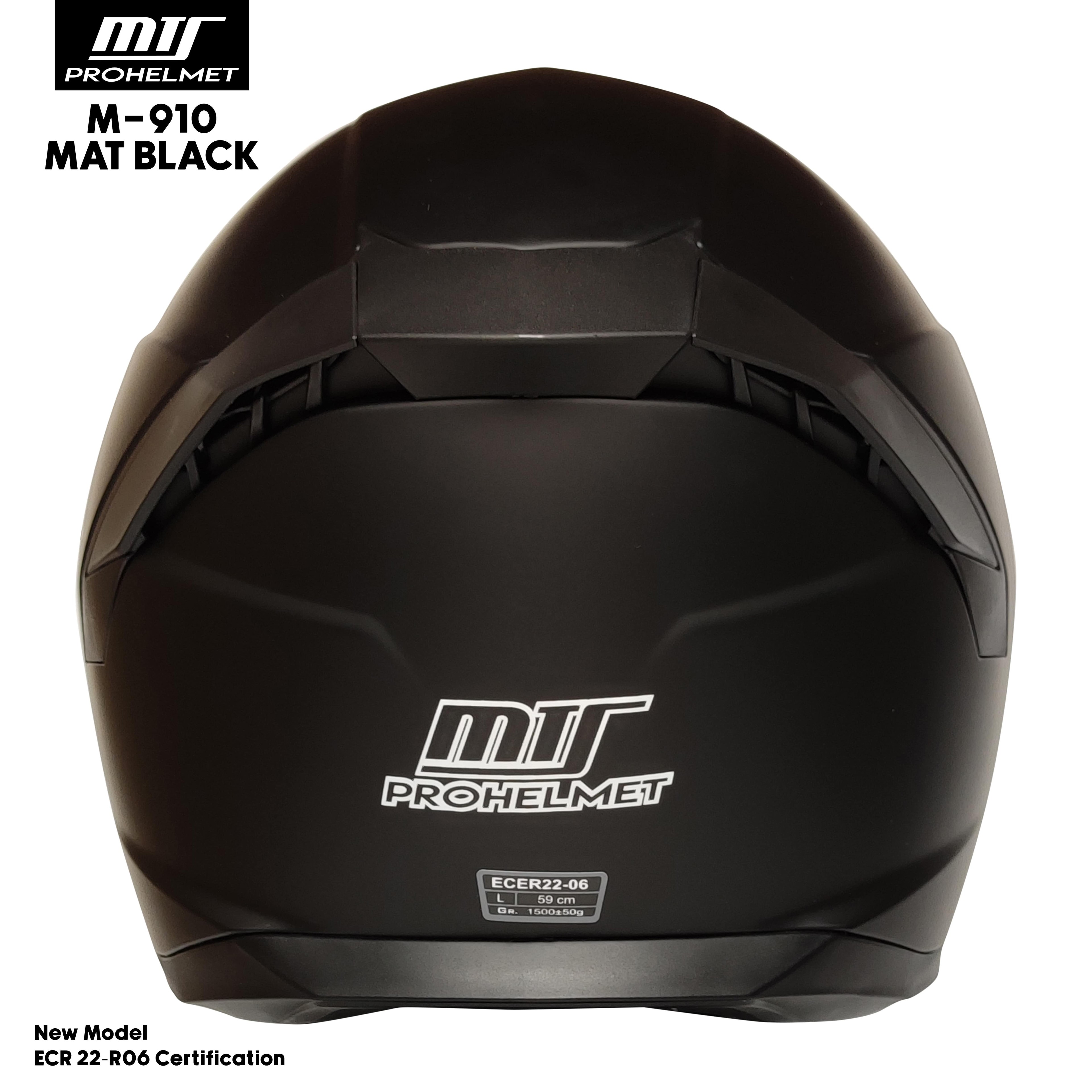 Mts Helmets 910 Mat Black