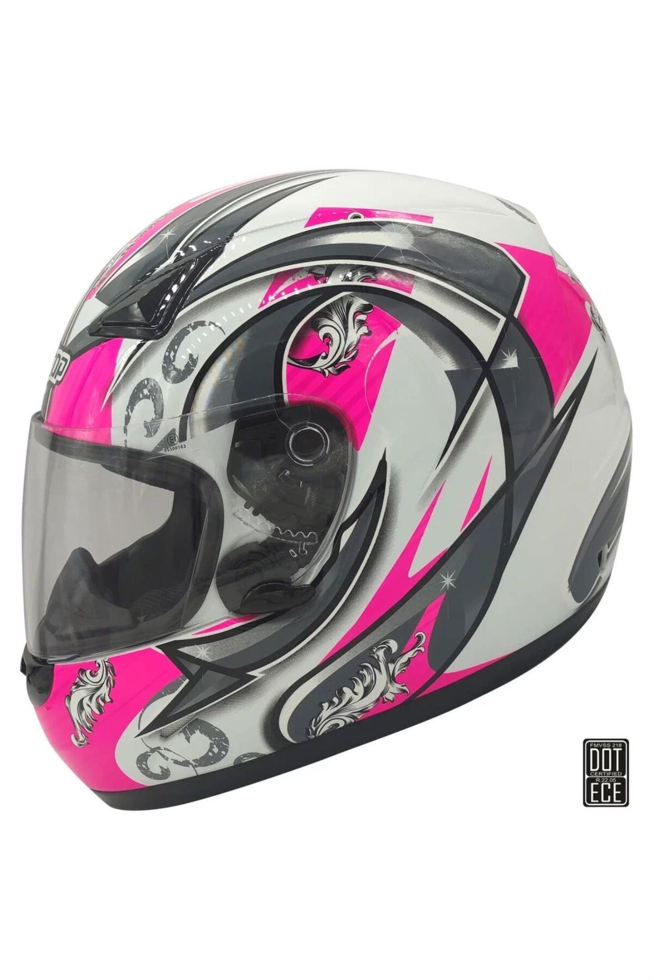 NİKKO AP86 PEMBE FULL FACE KASK